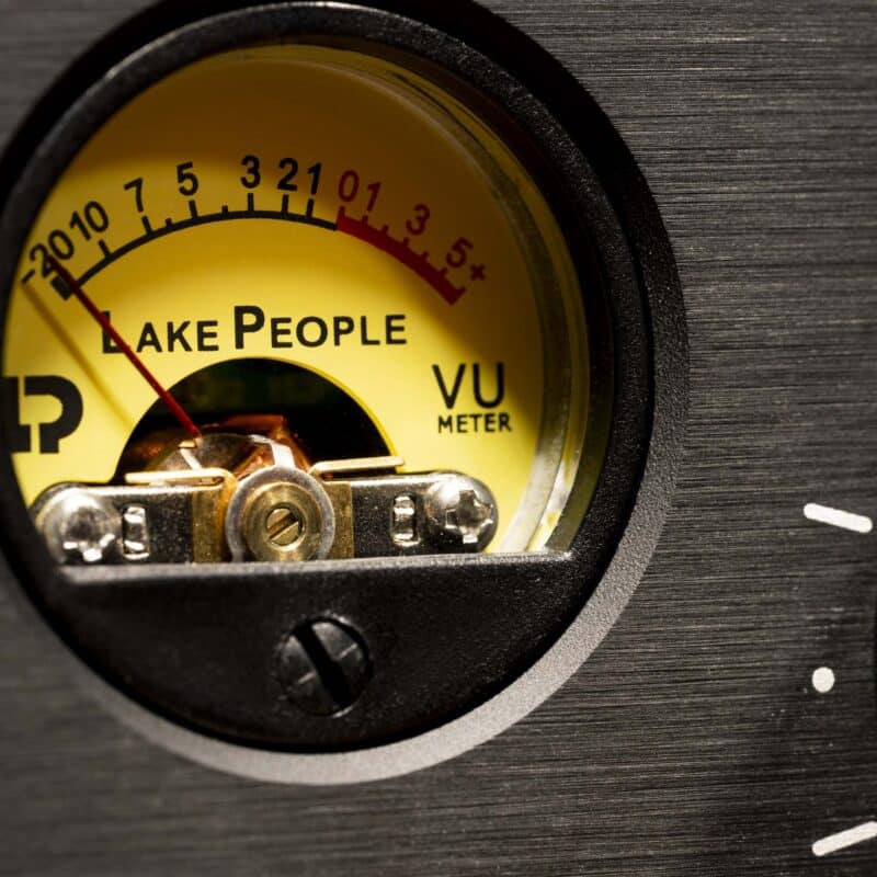 Kopfhörerverstärker Violectric_HPA_V324 VU Meter Detail